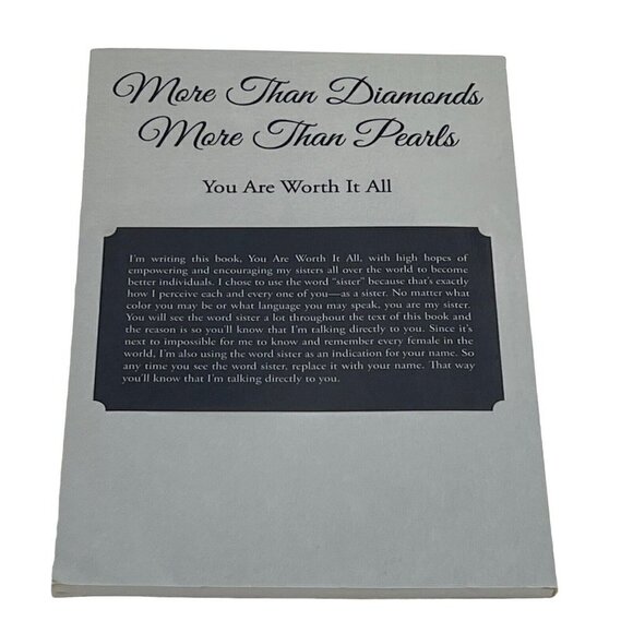 More Than Diamonds More Than Pearls You Are Worth It All Keith Bell Signed - Picture 2 of 6